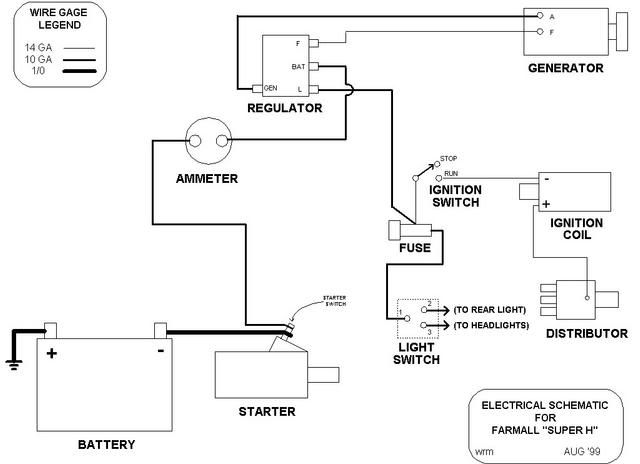 Wiring diagram for 43 farmall H - Yesterday's Tractors