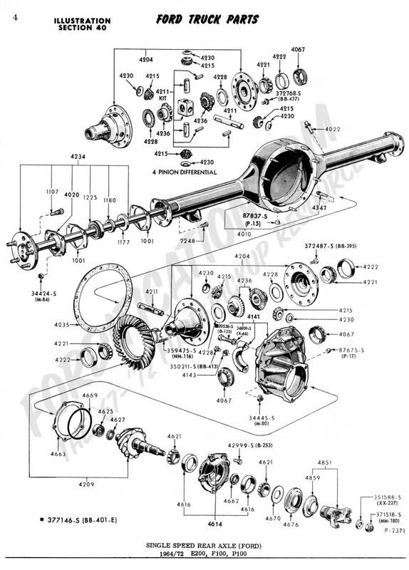 Dana Ford Axle Drawings Schematics Diagrams - Naxja Forums -::- North 