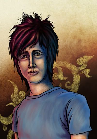 Final This is a portrait of Nick Wheeler from the All American Rejects