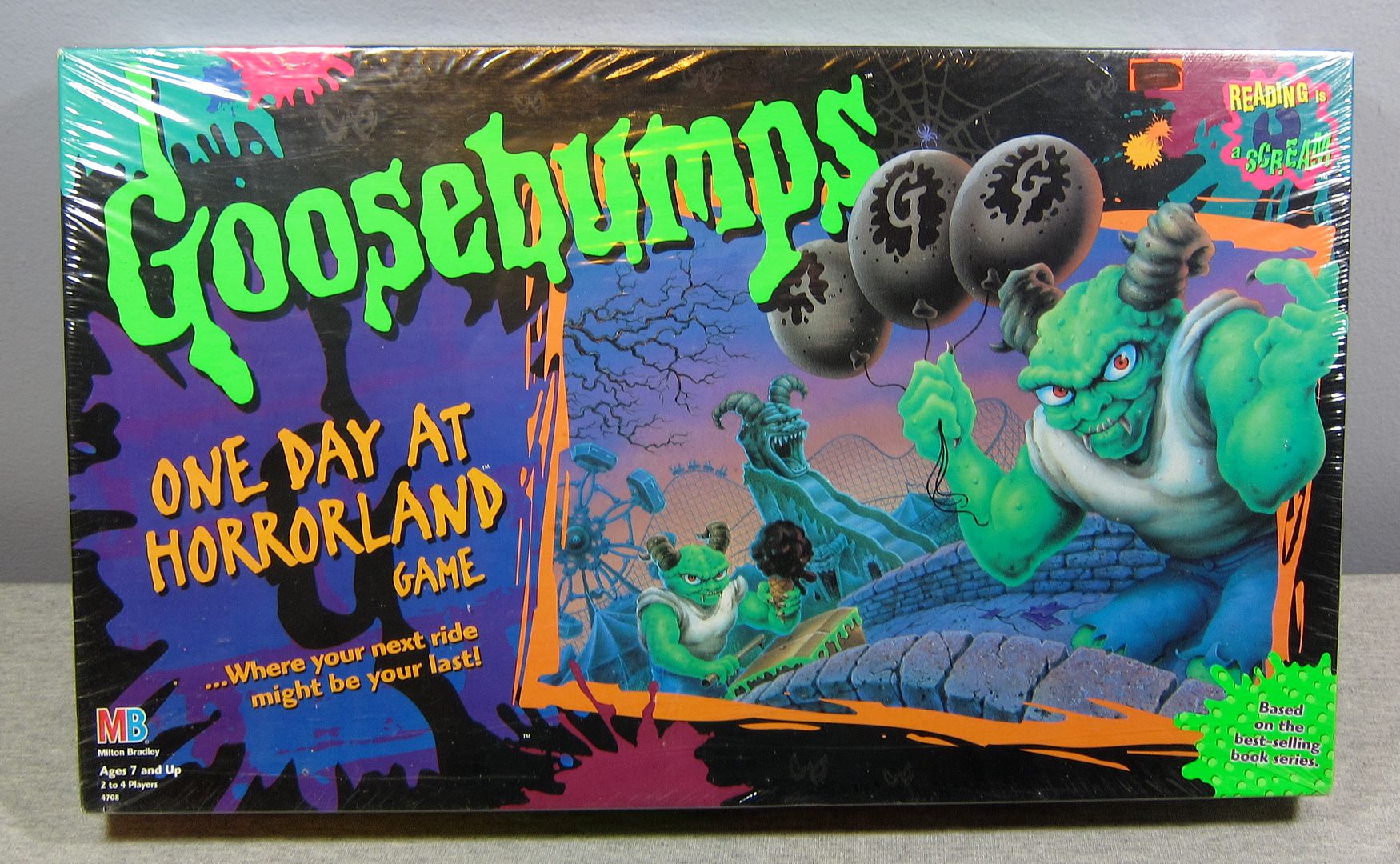 NEW Goosebumps One Day At Horrorland Board Game 1996 Sealed Milton Bradley eBay