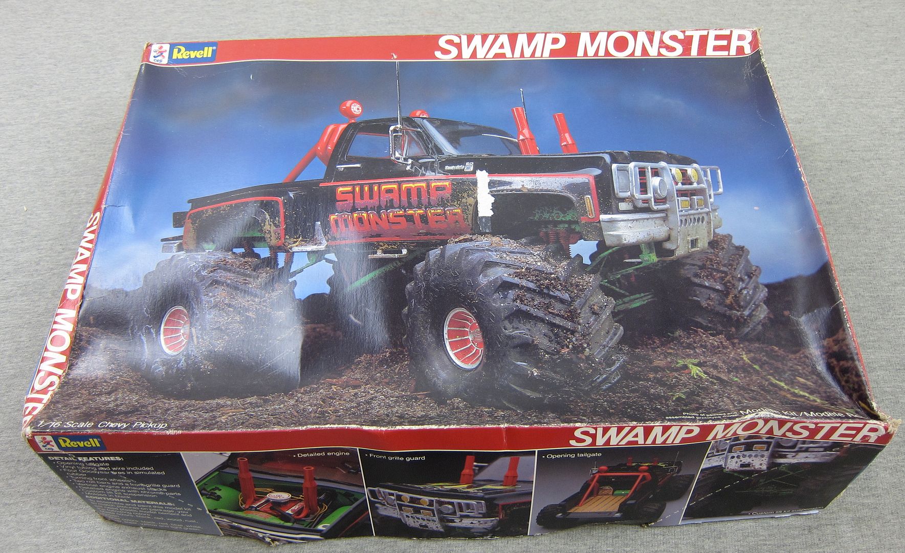 Revell SWAMP MONSTER Model Kit NEW in Open Box 1/16 Scale 1984 eBay