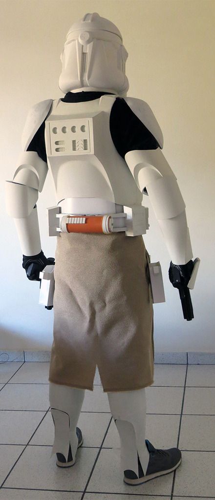 homemade clone trooper costume