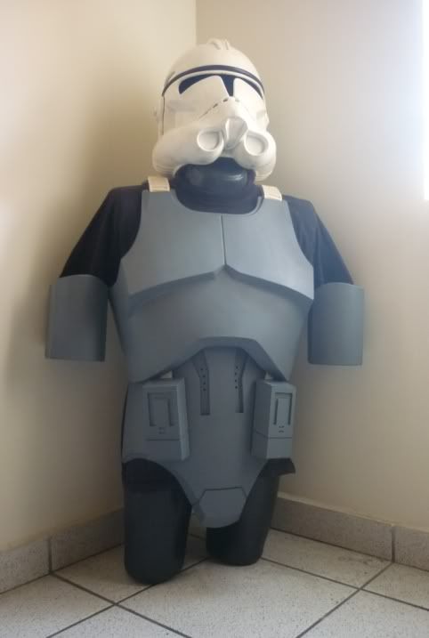 homemade clone trooper costume