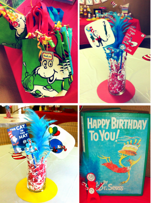 Dr. Suess Favor Table