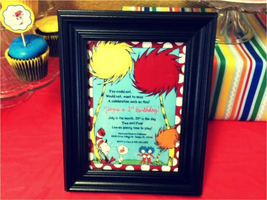 Dr. Seuss Invitation