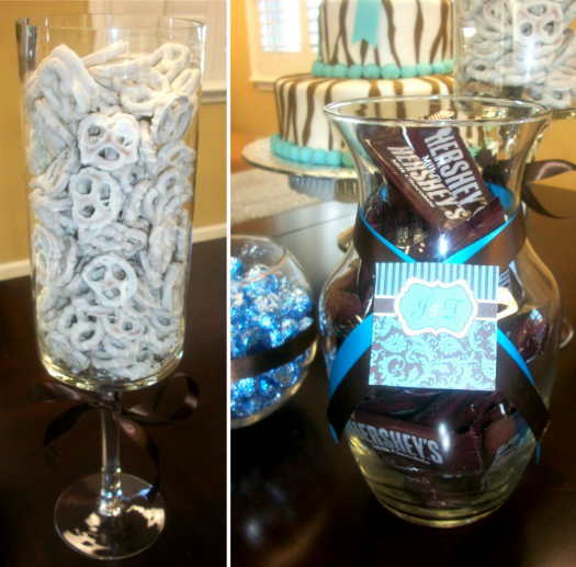 Turquoise bridal shower