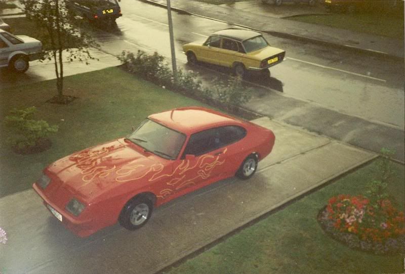 This is the only surviving photo of my Ford Capri custom