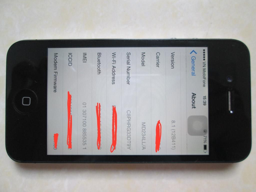 Bán iPhone 4S quốc tế - màu đen - 16GB - trùng 3 IMEI - Full box - HÌNH THẬT - 3