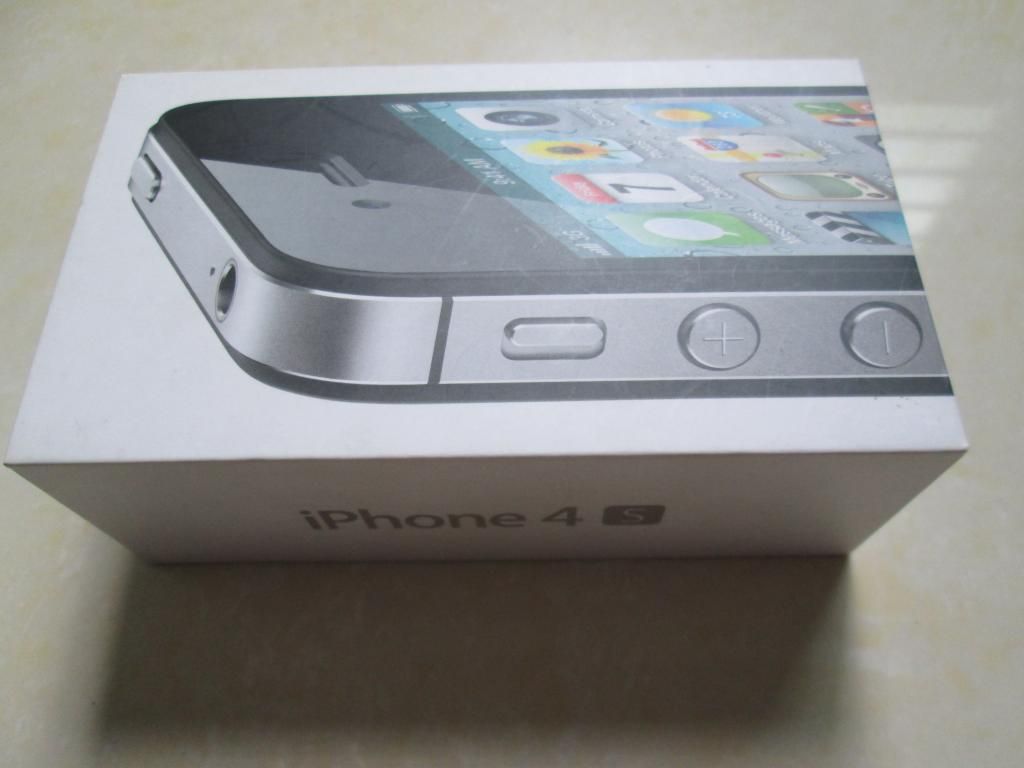 Bán iPhone 4S quốc tế - màu đen - 16GB - trùng 3 IMEI - Full box - HÌNH THẬT - 4
