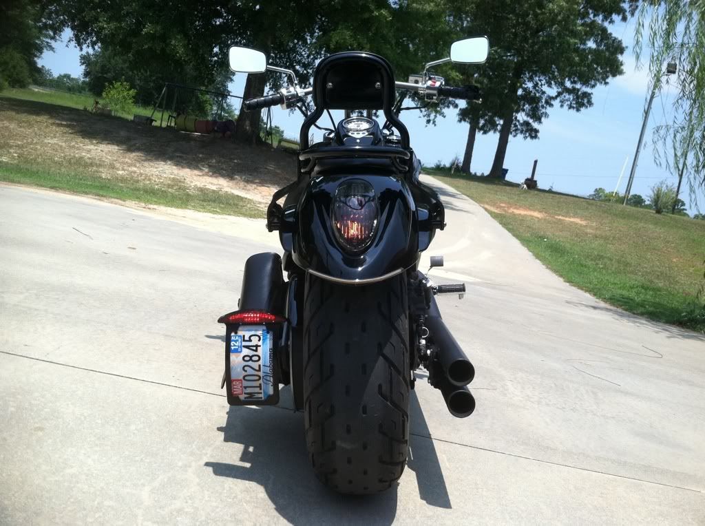 Axle mount licence plate Kawasaki Vulcan Forum Vulcan Forums