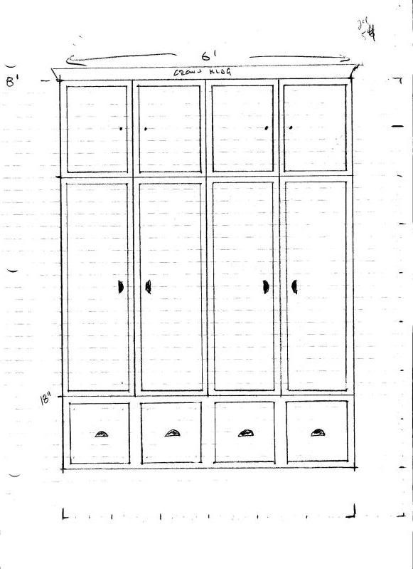 Braden Door Entry Plans Needed Building Mudroom Lockers