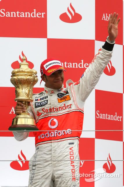 Lewis Hamilton British Grand Prix 2008