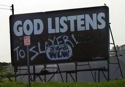 God Listens To Slayer! Pictures, Images and Photos