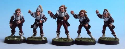 Ral Partha,Blood Bowl,Elves,Soldiers of fortune,Pro Elf Team