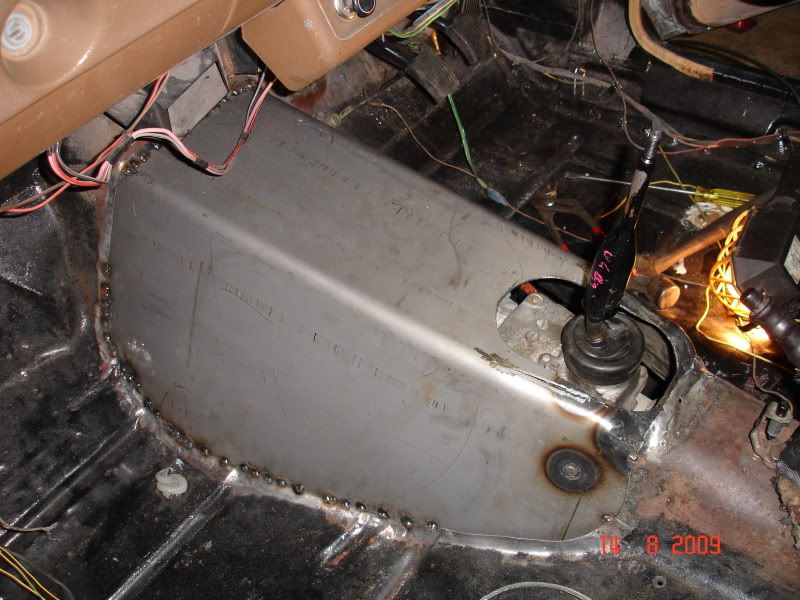 Fabricating a transmission tunnel Fabrication GMHTorana