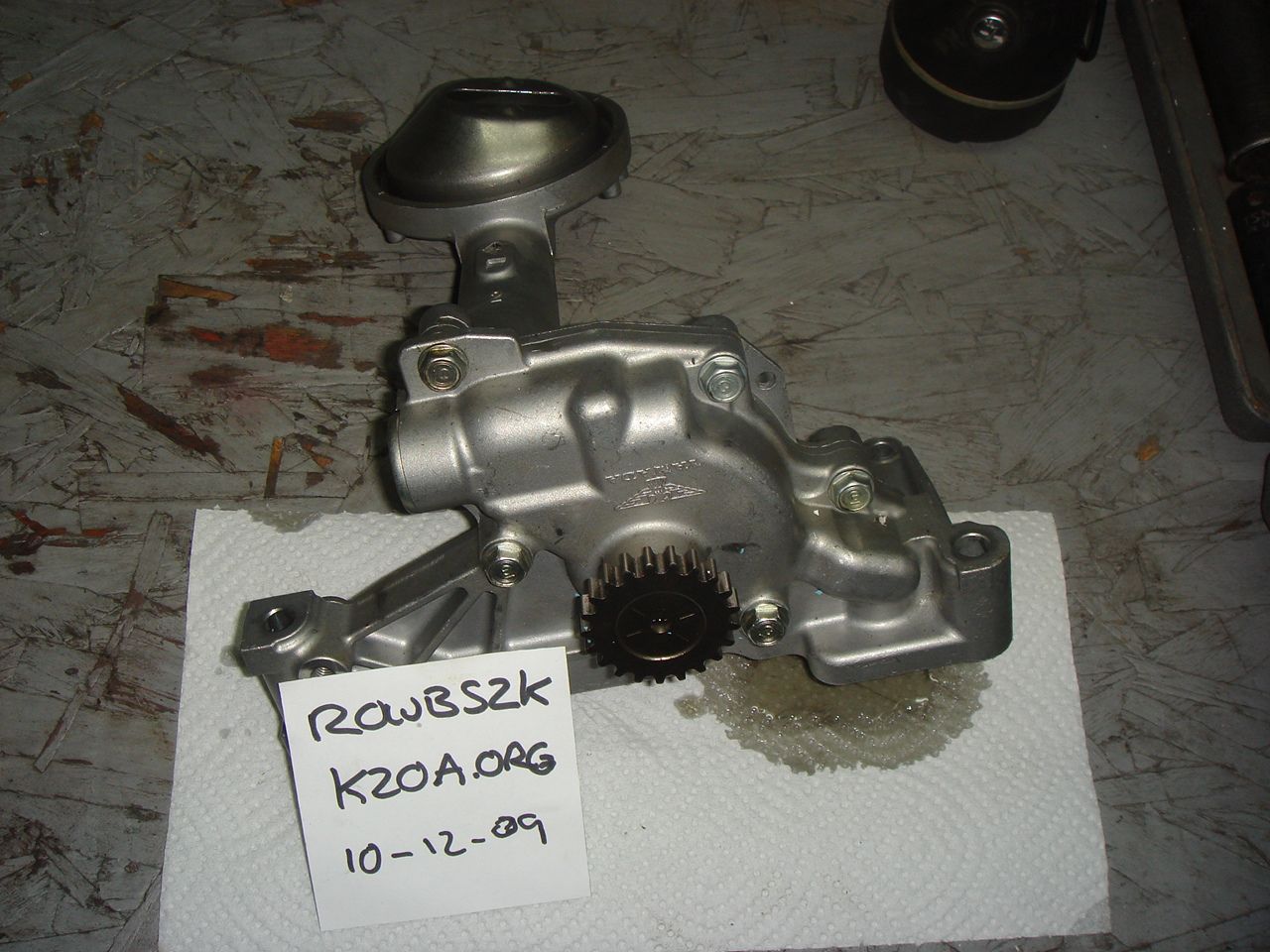 K20Z1 Pistons/rods, K20Z1 oil pump, Prb IM Honda / Acura K20a K24a