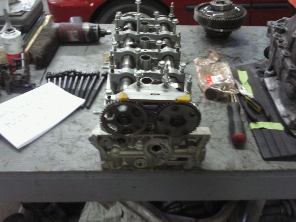 FS k24 head, valve covers, misc. k parts. Honda / Acura K20a K24a