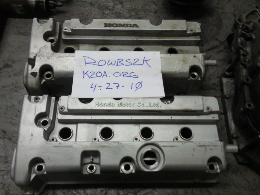 FS k24 head, valve covers, misc. k parts. Honda / Acura K20a K24a