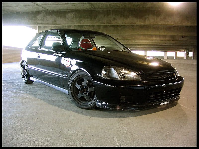 Black Spoon EK Civic VelocidadMaximacom