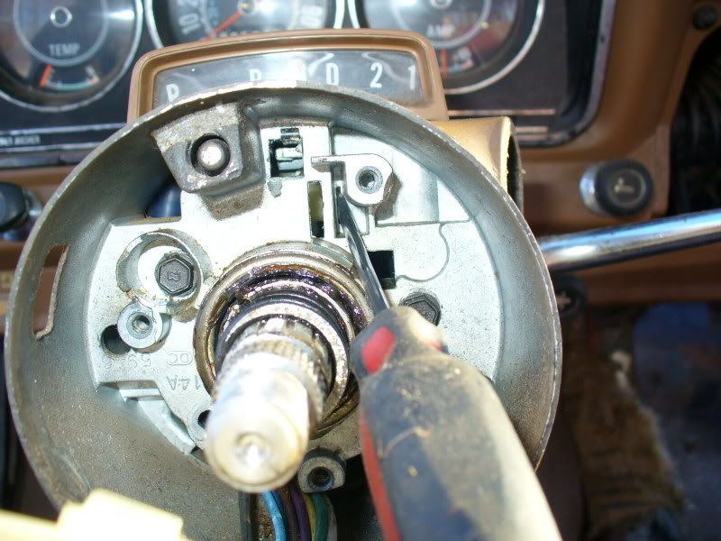 ignition tumbler removal. International Full Size Jeep Association