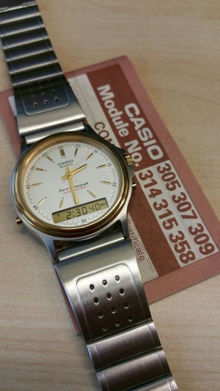 casio alarm chrono water resist 50m