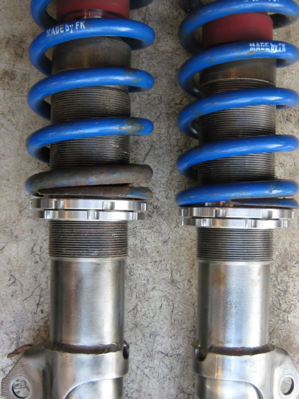 FS FK Powertech Coilovers Damping Adjustable New Stainless Collars VW Vortex Volkswagen