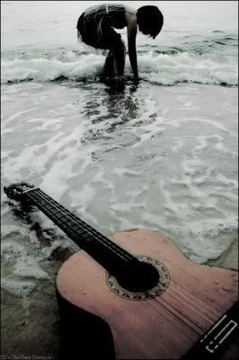 guitar beach Pictures, Images and Photos