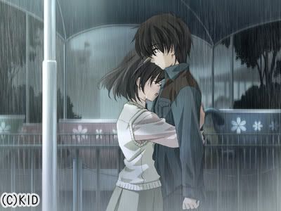 Anime Boy Hugging Girl. cartoon girl and oy hugging.