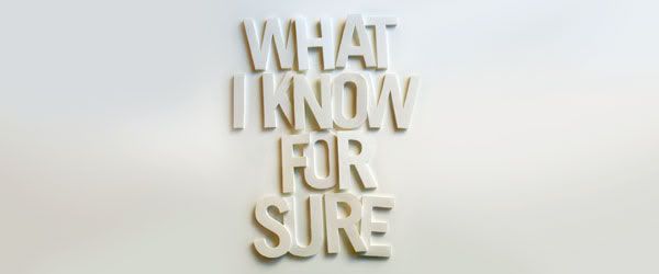 What “I” Know for Sure