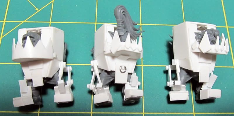 Inmaterium - Escuadra de nobles orkos en mega-armadura de plasticard