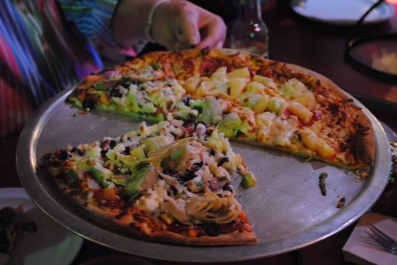 Pizza at Cadillac's Pizza Pub Pizza at Cadillac's Pizza Pub