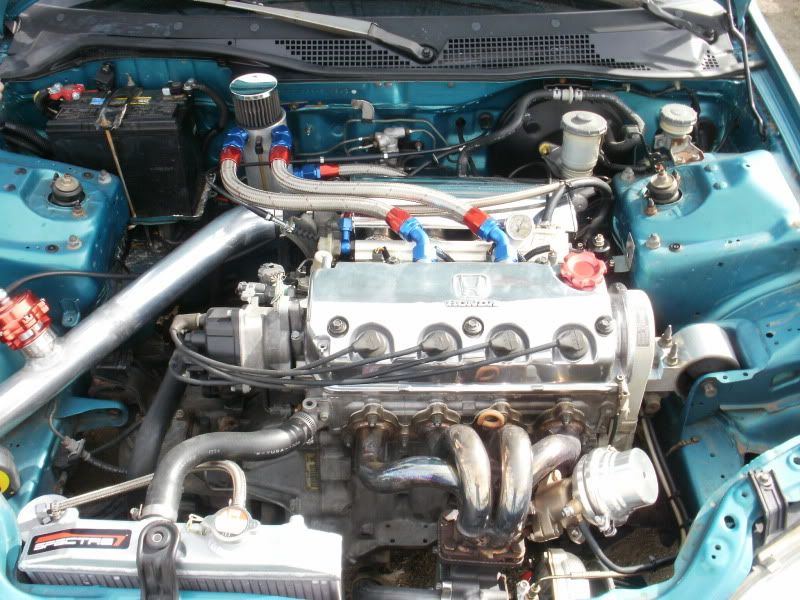 Turbo honda d16z6 #2