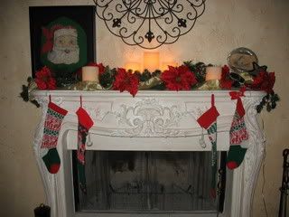 Decorated mantle