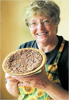 Deb with pie