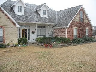 Front of house snowflakes