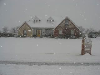House in lots of snow
