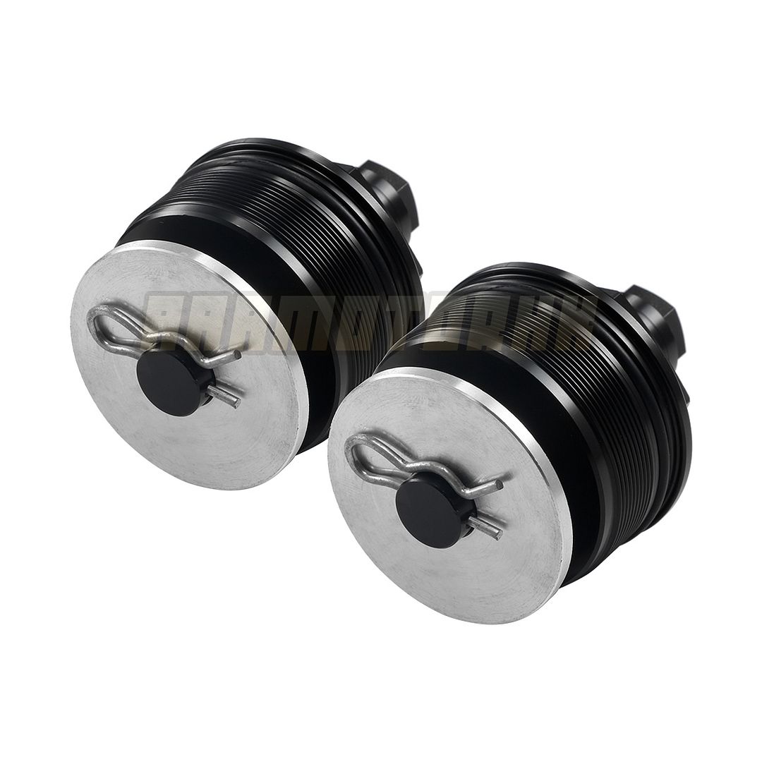 Front Fork Caps Preload Adjuster Bolts 49mm For Harley Davidson FXD