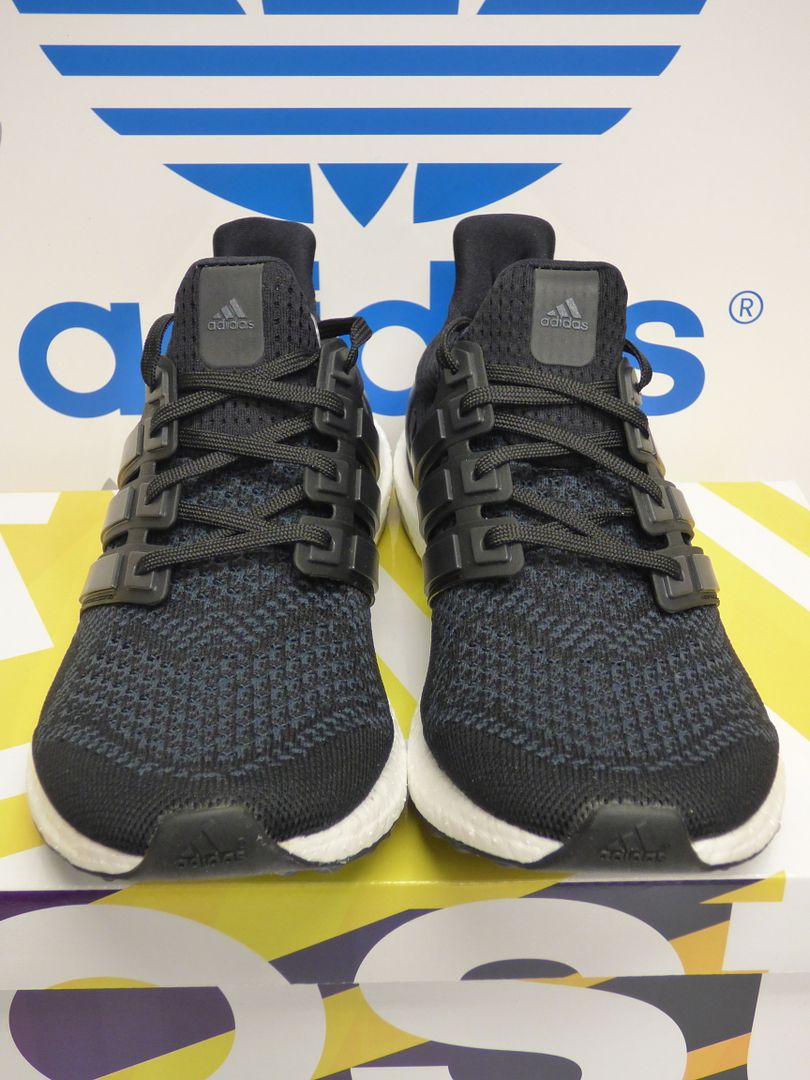 NEW ADIDAS Ultra Boost Mens Running Shoes - Black/White: S77417 | eBay