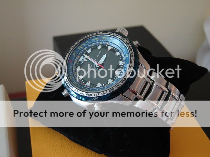 FS:Lightly Used Seiko Sky Professional SBDR005 with Blue Bezel SS 43MM ...