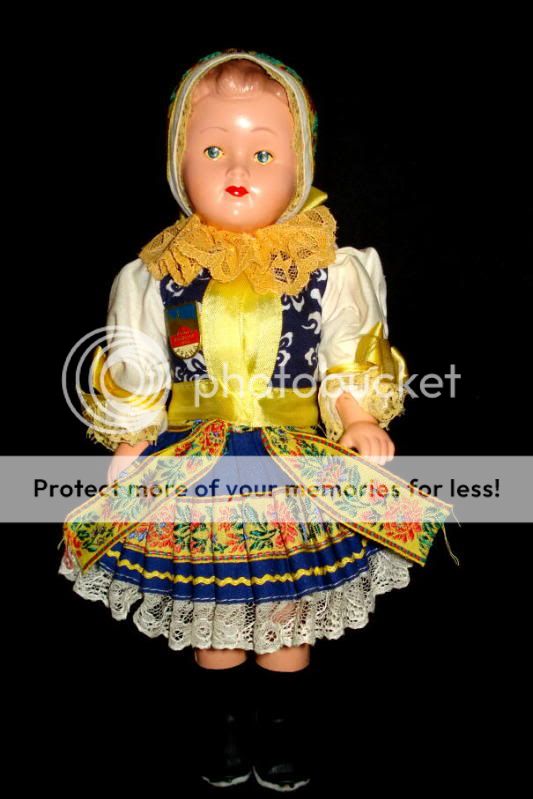 Vintage Beautiful Czechoslovakian Doll * Young Lady  