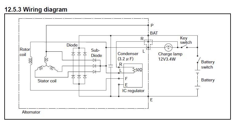 Chevy 235 Alternator Wiring | The H.A.M.B. 12v hitachi alternator wiring diagram 