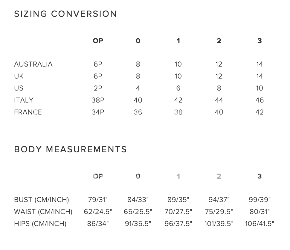 zimmermann bikini sizing