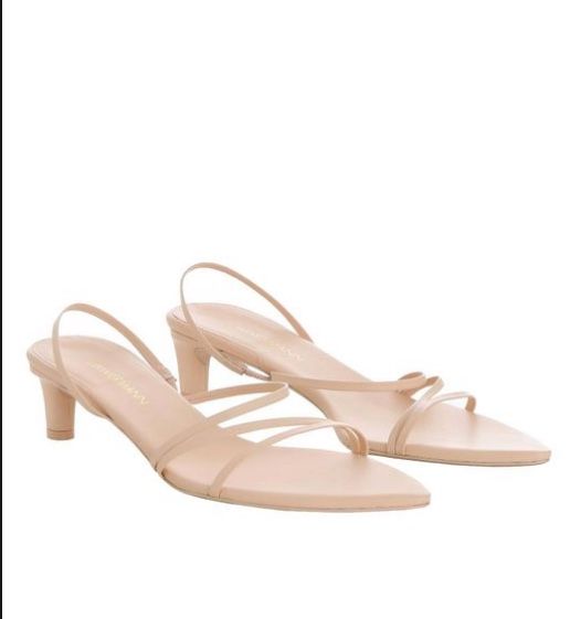 nude kitten heel shoes