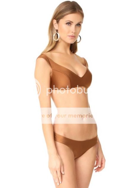 bronze swimsuit