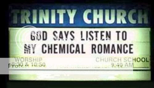 God says listen to My Chemical Romance! Pictures, Images and Photos